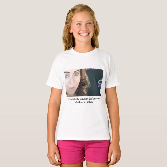 #TOPCELEBRITY #LAURAHLAVERNEGUILLEN  2025 T-Shirt (Front Full)