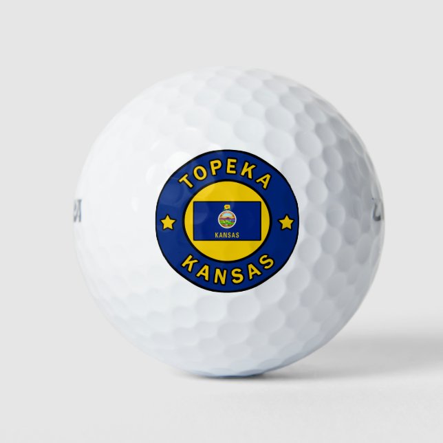 Topeka Kansas Golf Balls (Front)
