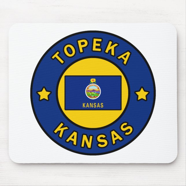Topeka Kansas Mouse Mat (Front)