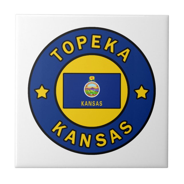Topeka Kansas Tile (Front)
