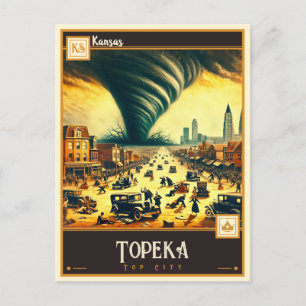 Topeka, Kansas Vintage Postcard