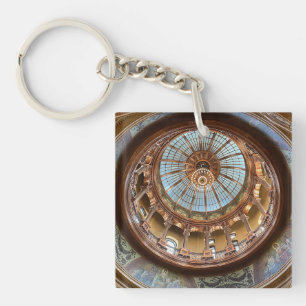 Topeka State Capitol dome Key Ring