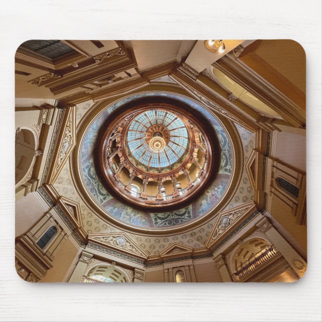 Topeka State Capitol dome Mouse Mat (Front)