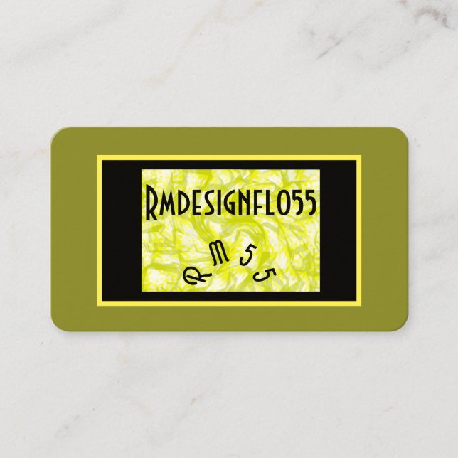 TopFlowRMdesignflo55 Business Card (Front)