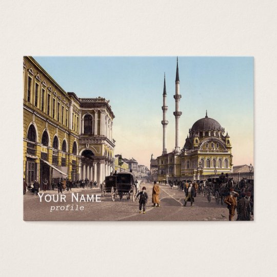 Tophane square ,Istanbul Business Card