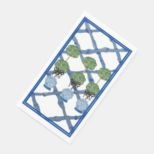 Topiary Chinoiserie Ginger Jar   Napkin