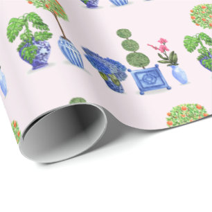 Topiary Garden Wrapping Paper