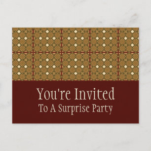 Topiary Invitation Postcard