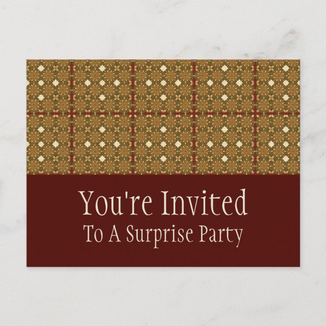 Topiary Invitation Postcard (Front)