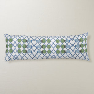 Topiary Topiaries Blue White Ginger Jar Jars  Body Cushion