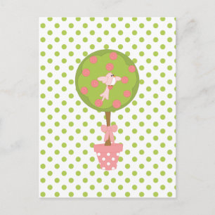 Topiary WIth Bird Postcard