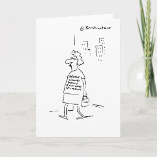 Topical George Clooney Greetings Card