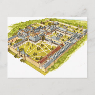 Topkapi Palace. Istambul Turquey. Aerial view Postcard