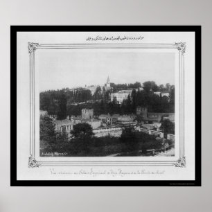Topkapi Palace Istanbul Turkey 1885 Poster