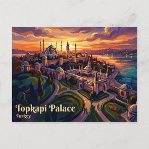 Topkapi Palace Turkey Postcard