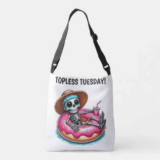 TOPLESS TUESDAY SKELETON CROSSBODY BAG