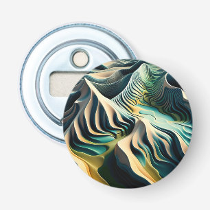 Topographic Currents Bottle Opener