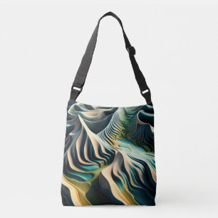 Topographic Currents Crossbody Bag