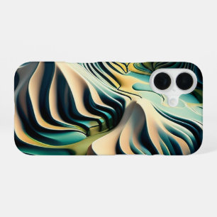 Topographic Currents iPhone 16 Case