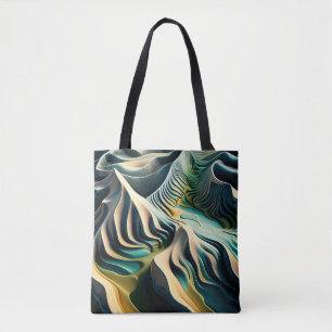Topographic Currents Tote Bag