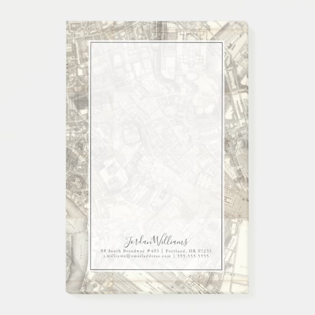 Topographic Map of Ancient Rome, Italy Post-it Notes (Front)