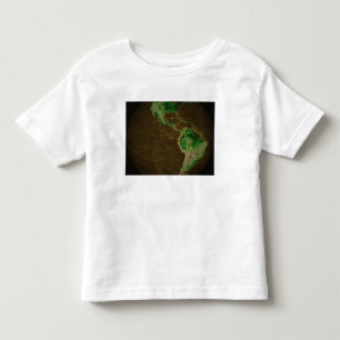 Topographic Map of Earth Toddler T-Shirt