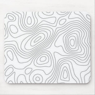 Topographic Mouse Pad - Map Topography