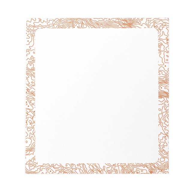 Topographic Notepad (Front)