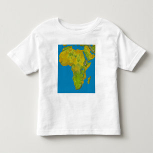 Topographic view of Africa Toddler T-Shirt