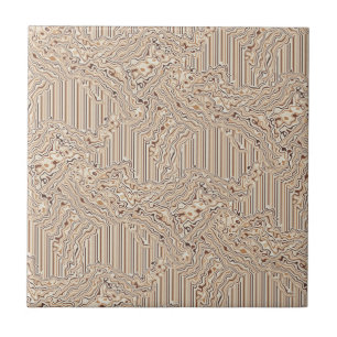 Topographic Warm Neutrals 03 Tile