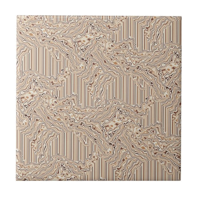 Topographic Warm Neutrals | 03 Tile (Front)
