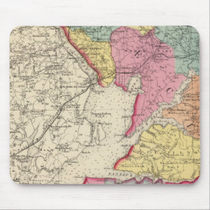 Topographical atlas of Maryland counties 2 Mouse Mat