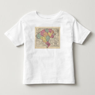 Topographical atlas of Maryland counties 2 Toddler T-Shirt