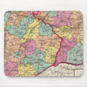 Topographical atlas of Maryland counties 5 Mouse Mat