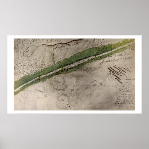 Topographical chart of the battlefield of the Litt