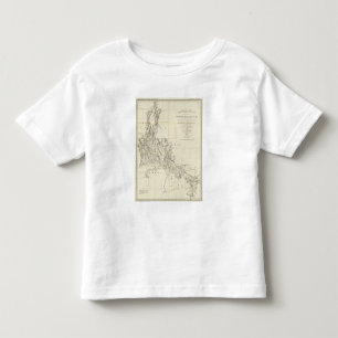 Topographical Map of Nevada and Arizona Toddler T-Shirt