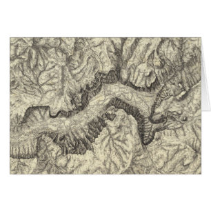 Topographical Map of The Yosemite Valley