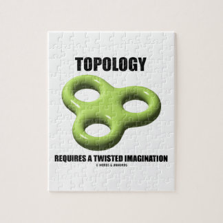 Topology Requires A Twisted Imagination Toroid Jigsaw Puzzle