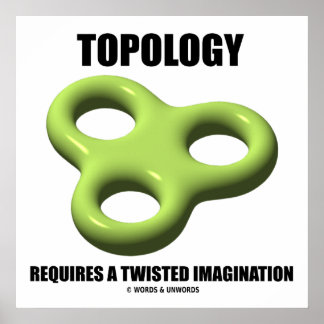 Topology Requires A Twisted Imagination Toroid Poster