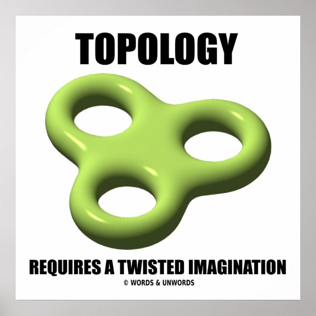 Topology Requires A Twisted Imagination Toroid Poster (Front)
