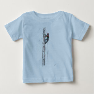 Topping out Arborist Tree Surgeon Baby T-Shirt