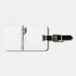 Topping out Arborist Tree Surgeon Luggage Tag