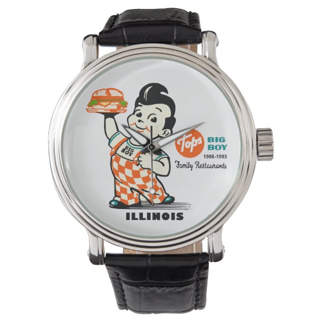 Tops Big Boy Restaurants of Illinois Watch (Front)