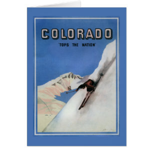 Tops the Nation - Skiing Promotional Poster