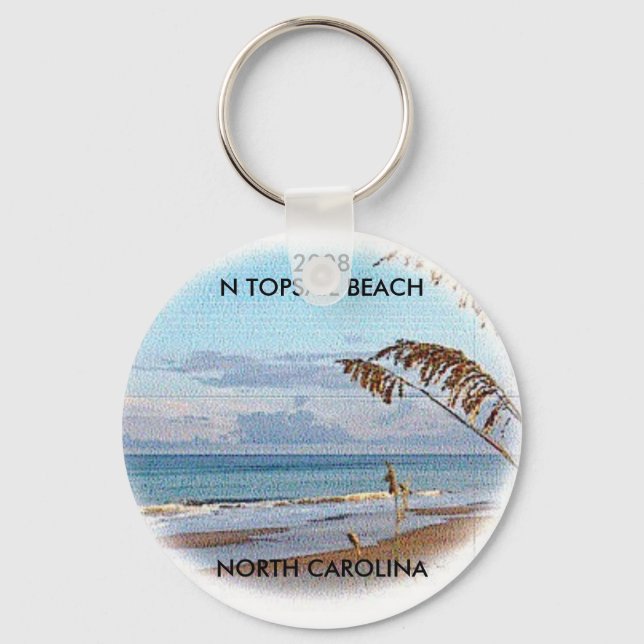 TOPSAIL BEACH 1, NORTH CAROLINA, , N TOPSAI... KEY RING (Front)