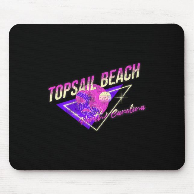 Topsail Beach, Nc Summertime Surfing Destinations  Mouse Mat (Front)
