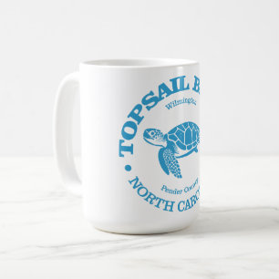 Topsail Beach (sea turtle) Coffee Mug