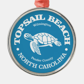 Topsail Beach (sea turtle) Metal Tree Decoration