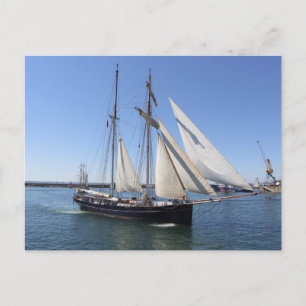 Topsail gulet postcard