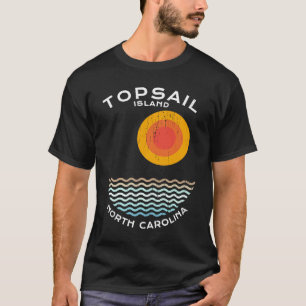 Topsail Island NC Summertime Vacationing Squiggly T-Shirt